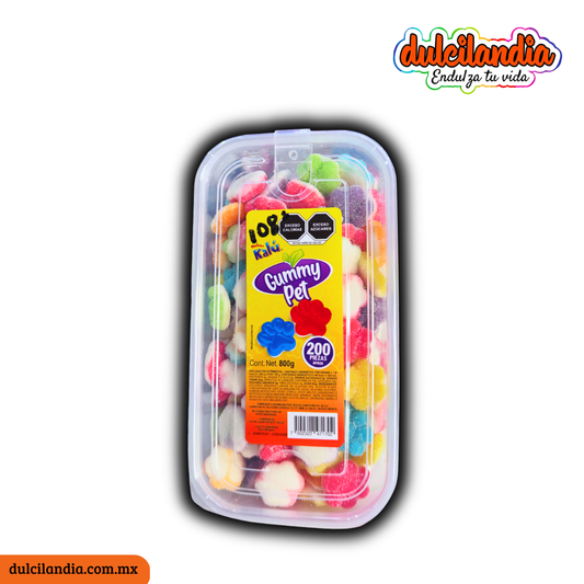 Gomitas Gummy Pet Huellitas KALÚ Exhibidor c/200