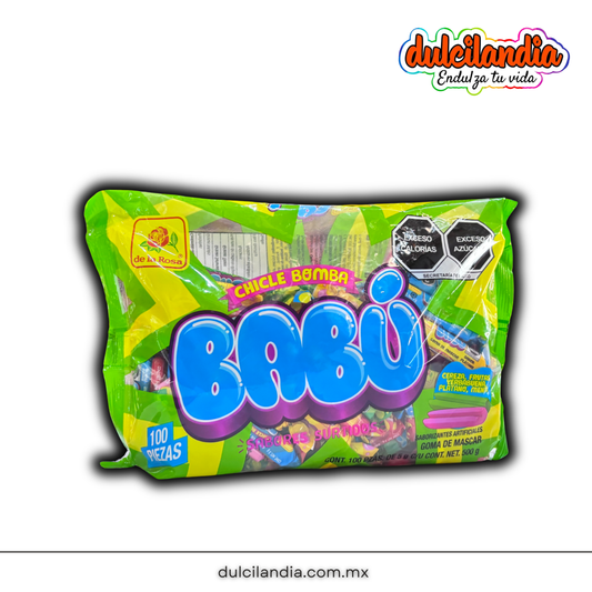 Chicles Babú Surtidos 5g DE LA ROSA Bolsa c/100