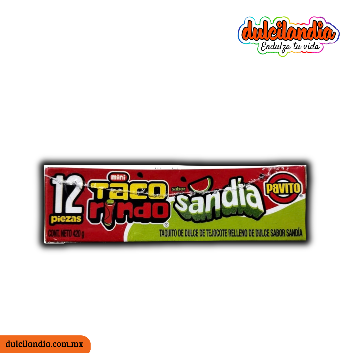 Mini Tacorindo Relleno Sandía 35g PAVITO Caja c/12