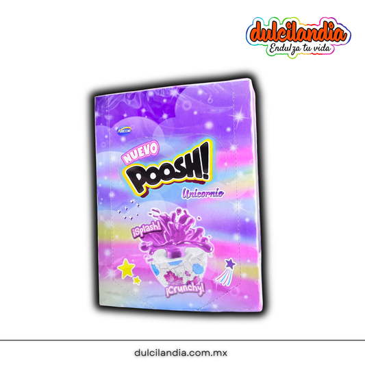 Chicles Poosh! Unicornio Rellenos ARCOR Caja c/40