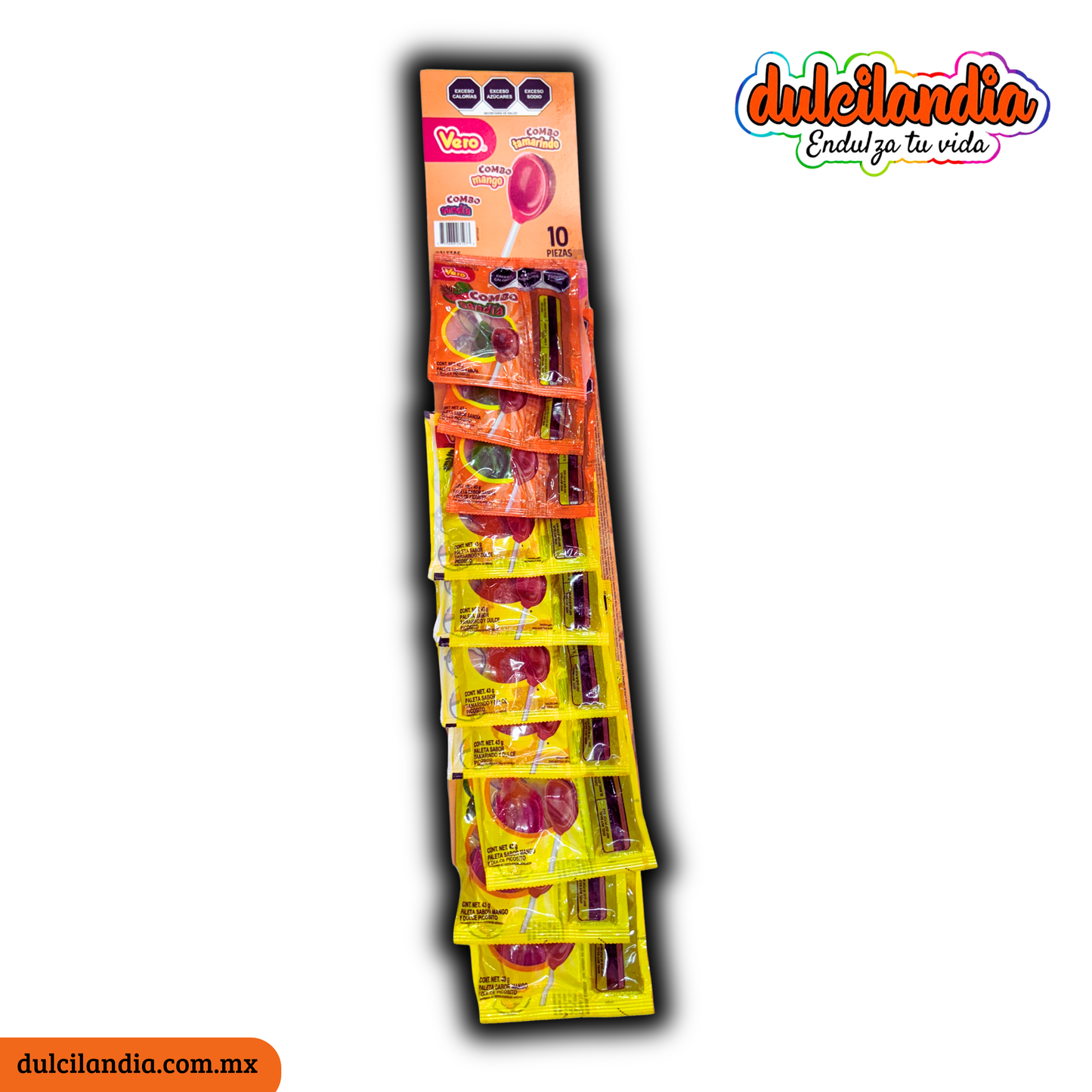 Paletas Combo Vero Surtidas 43g VERO Tira c/10