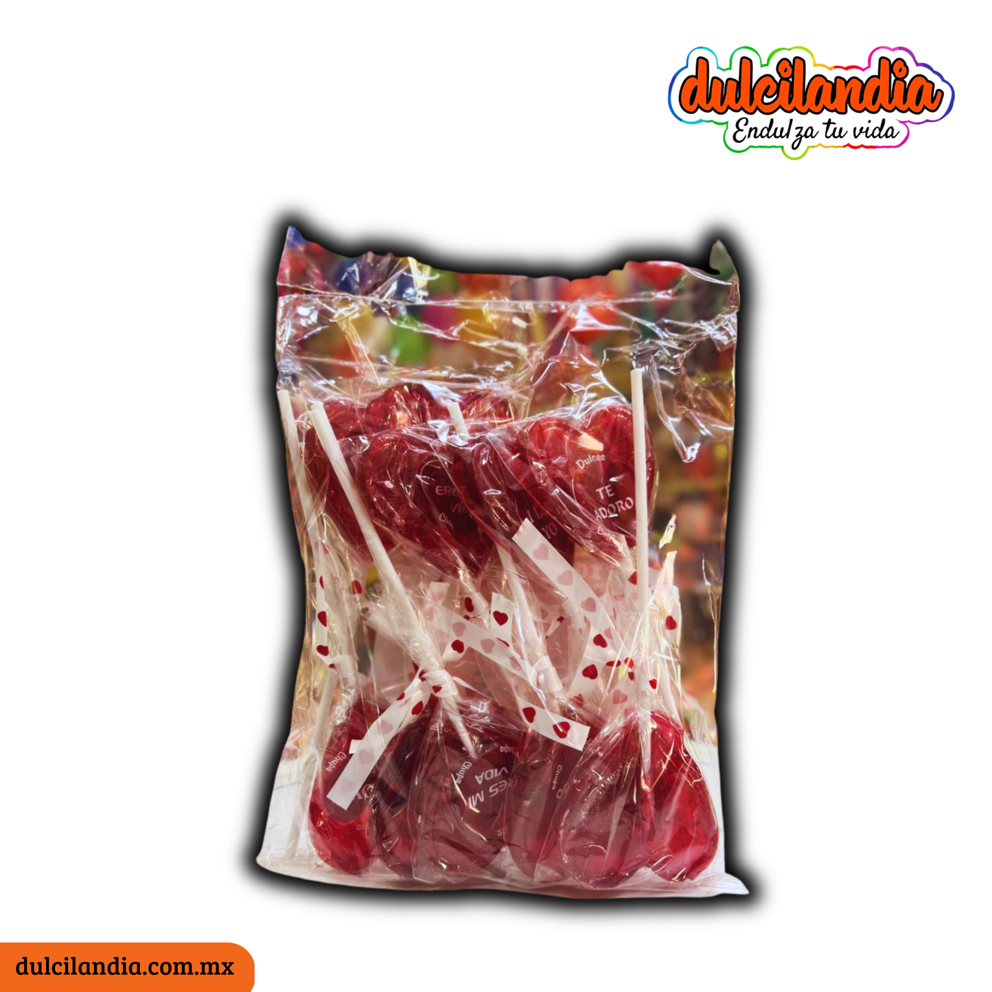 Paletas Corazón Jumbo 50g CHUPA CHUPA Bolsa c/10