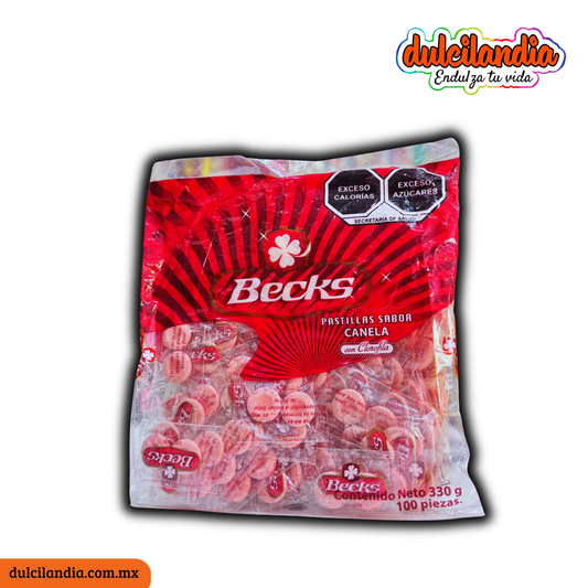 Pastillas Canela 2’s BECKS Bolsa c/100