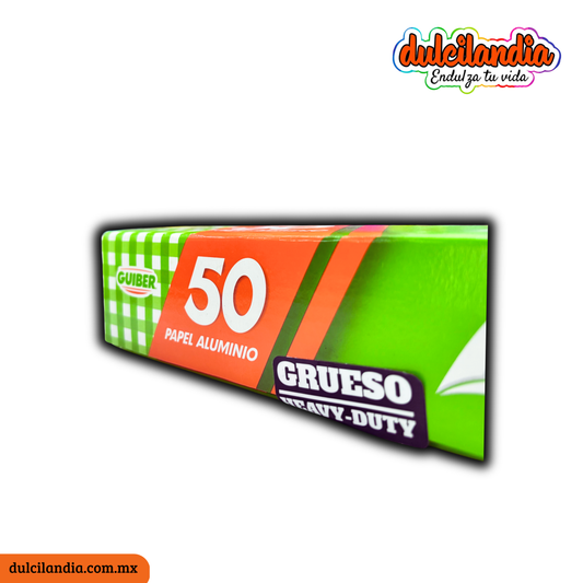 Papel Aluminio Alusin Rollo 50m GUIBER Pieza