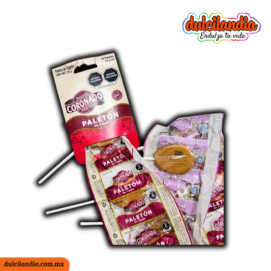 Paletas de Cajeta Paletón 12g CORONADO Tira c/10