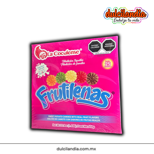 Frutilenas Dulces de Camote Surtidos LA COCULENSE Caja c/25
