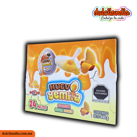 Huevo Yemita Mango 20g LAS DELICIAS Exhibidor c/24