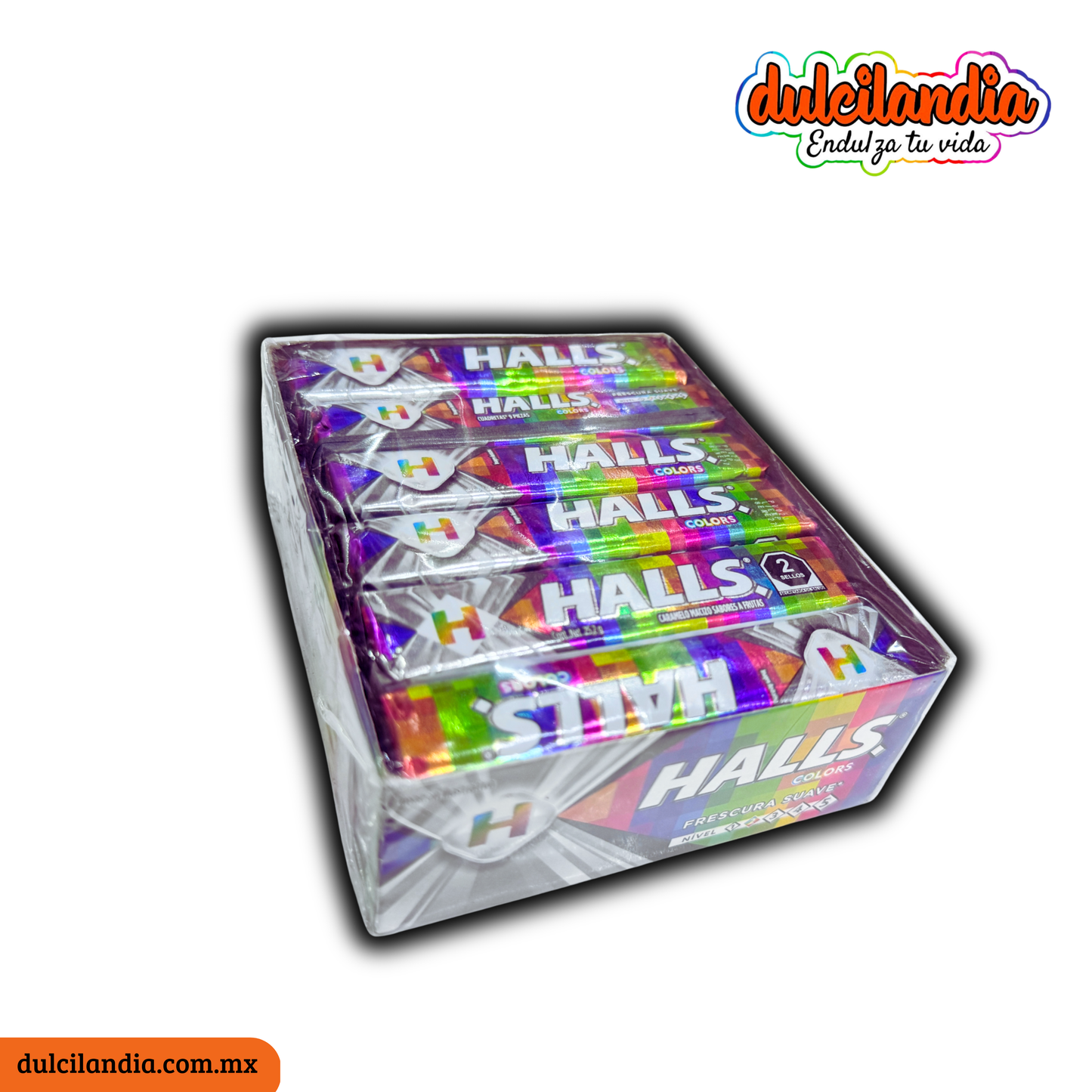 Pastillas Halls Colors MONDELĒZ Caja c/12