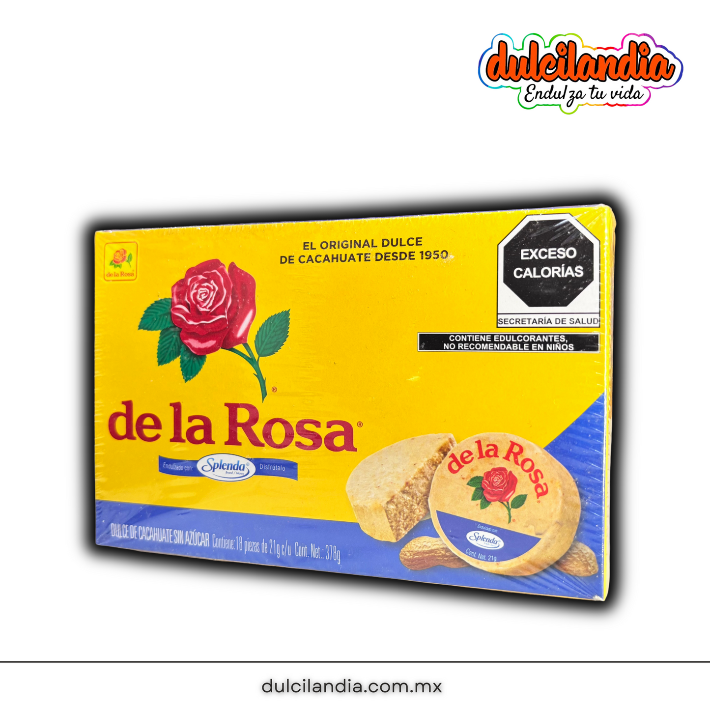Mazapán Sin Azúcar / Splenda DE LA ROSA Caja c/18
