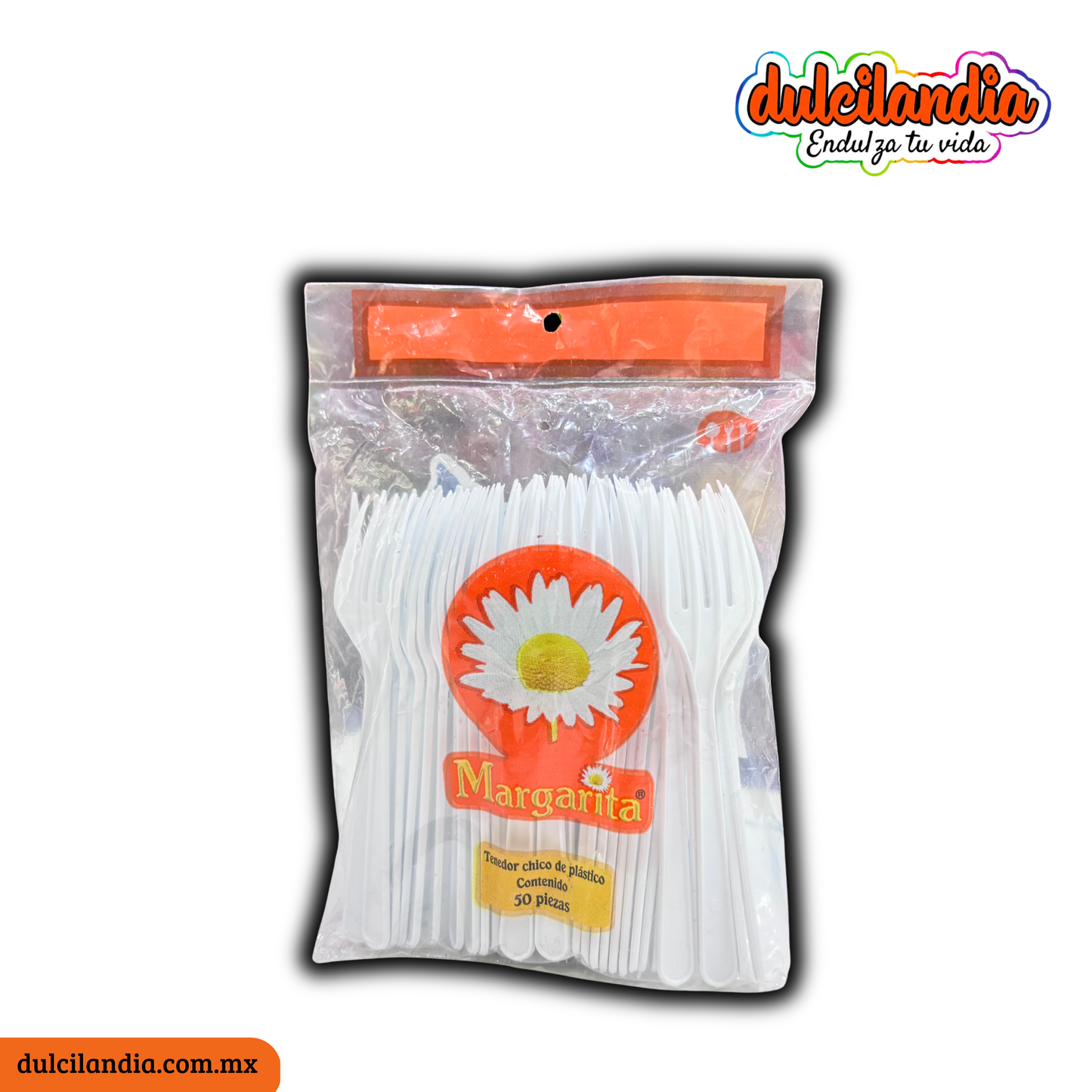 Tenedores Chicos Desechables MARGARITA Bolsa c/50