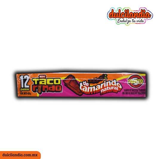 Mini Tacorindo Relleno Tamarindo 35g PAVITO Caja c/12