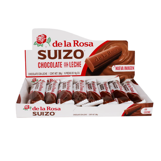 Chocolates Suizo 16g DE LA ROSA Caja c/16
