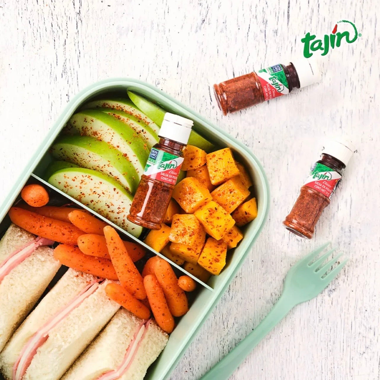 Chile en Polvo Mini Tajín Clásico Botellas 10g TAJÍN Bolsa c/10