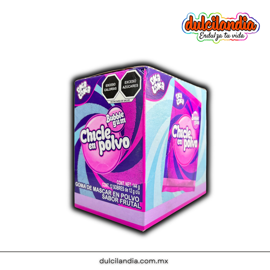 Chicle en Polvo Oka Loka Sobres 12g SUPER Caja c/12