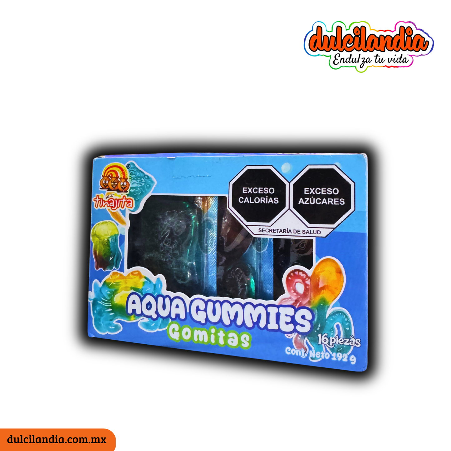 Gomitas Aqua Gummies 12g TINAJITA Caja c/12