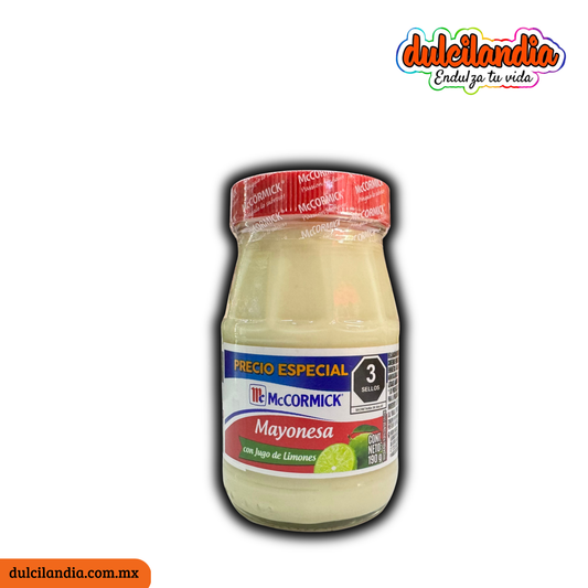 Mayonesa Original MCCORMICK Frasco 190g