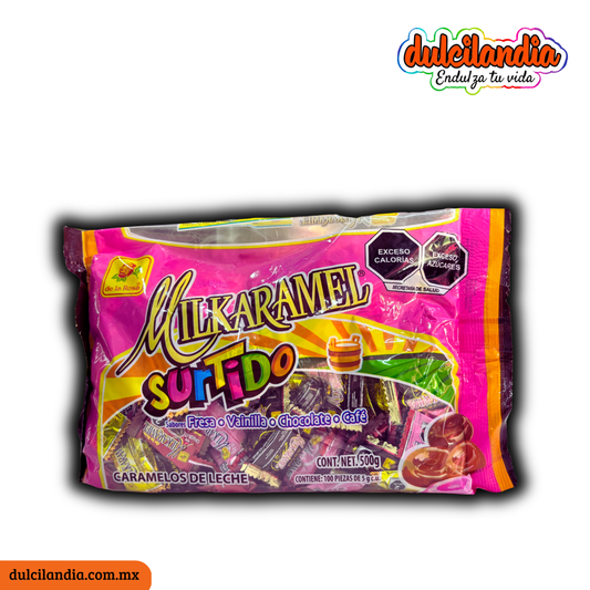 Caramelos Milkaramel Surtido 5g DE LA ROSA Bolsa c/100