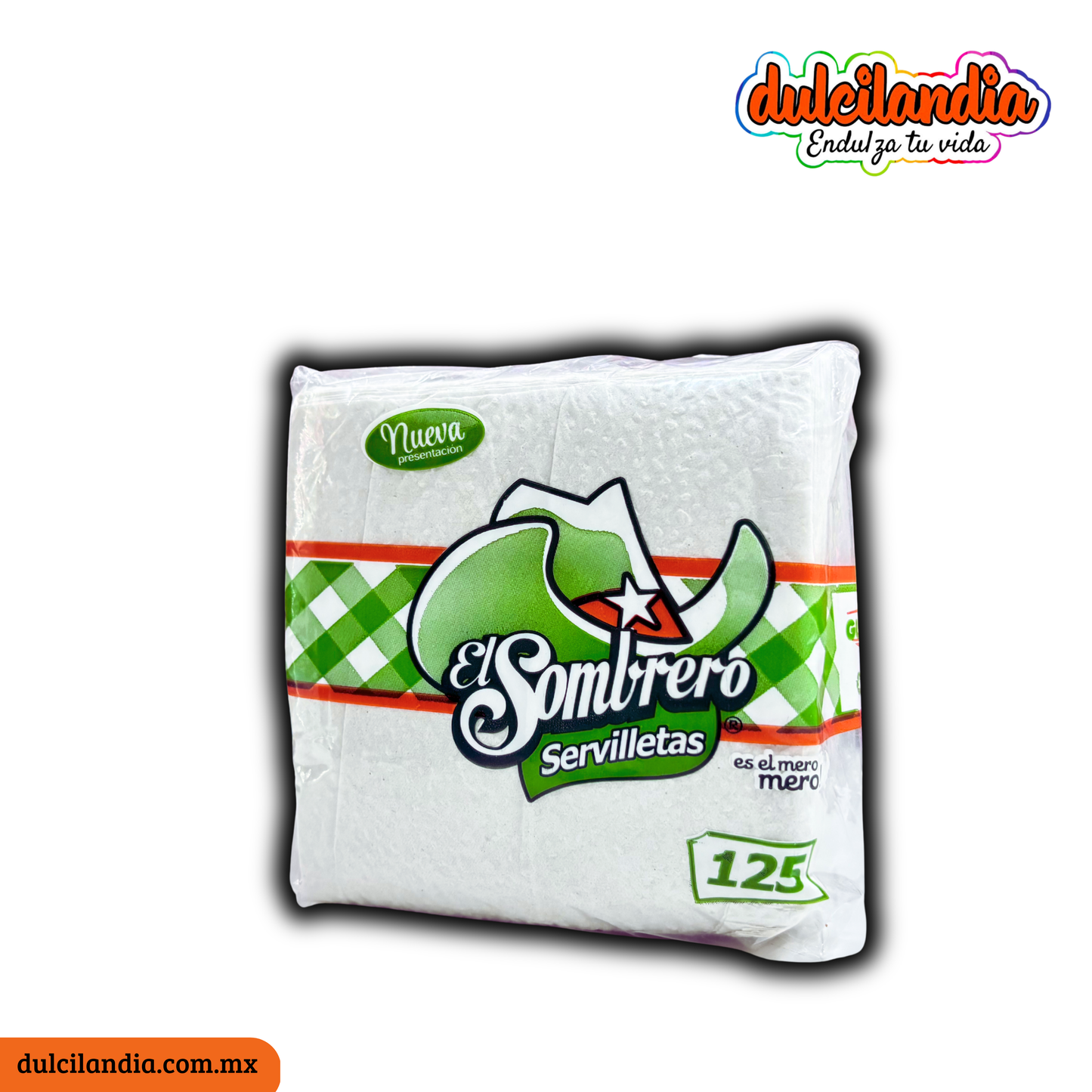 Servilletas de Papel El Sombrero GUIBER Empaque c/125