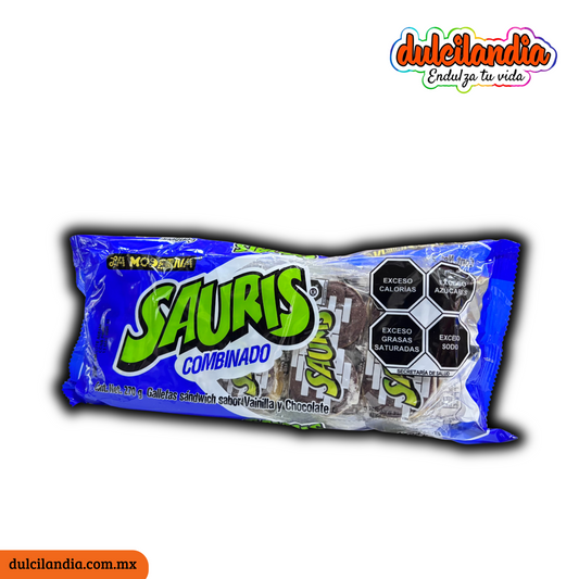 Galletas Sauris Combinado 4’s LA MODERNA Bolsa c/12