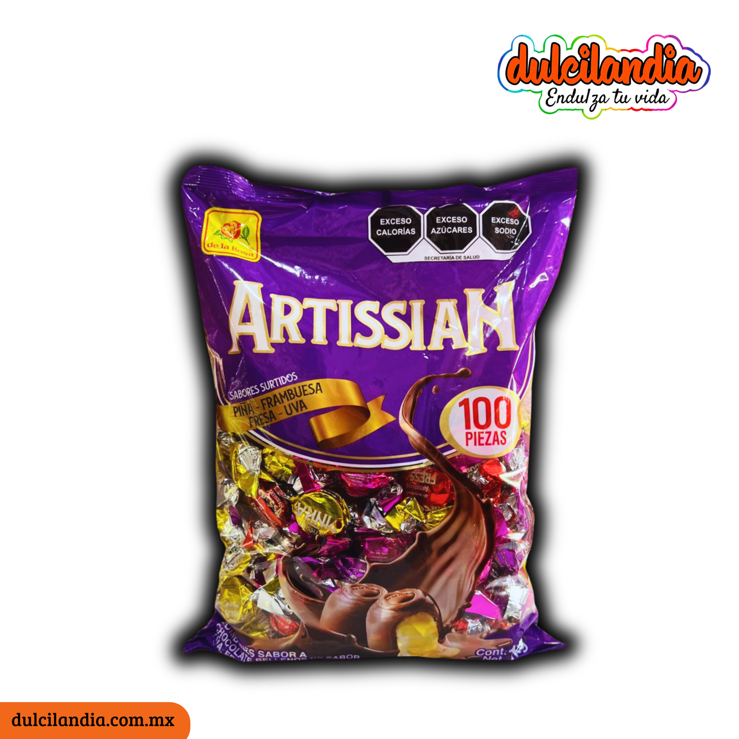 Chocolates Rellenos Artissian Surtido 10g DE LA ROSA Bolsa c/100