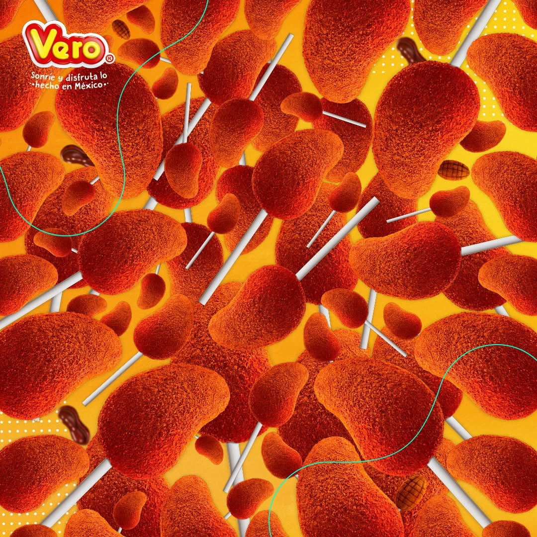 Paletas Mango 14g VERO Bolsa c/40