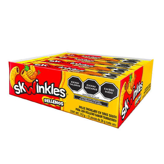 Skwinkles Rellenos Piña Tamarindo 26g MARS Caja c/12