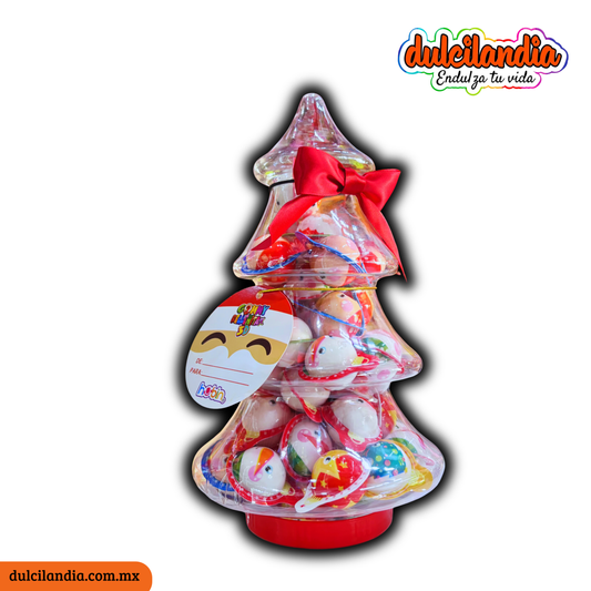 Gomitas Gommy Rellenitax Navidad Pino 10g HUBIN Vitrolero c/50
