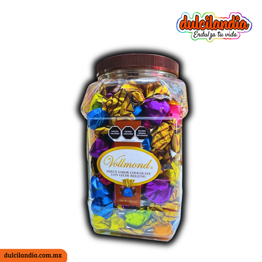 Chocolates con Leche Rellenos VOLLMOND Vitrolero c/100