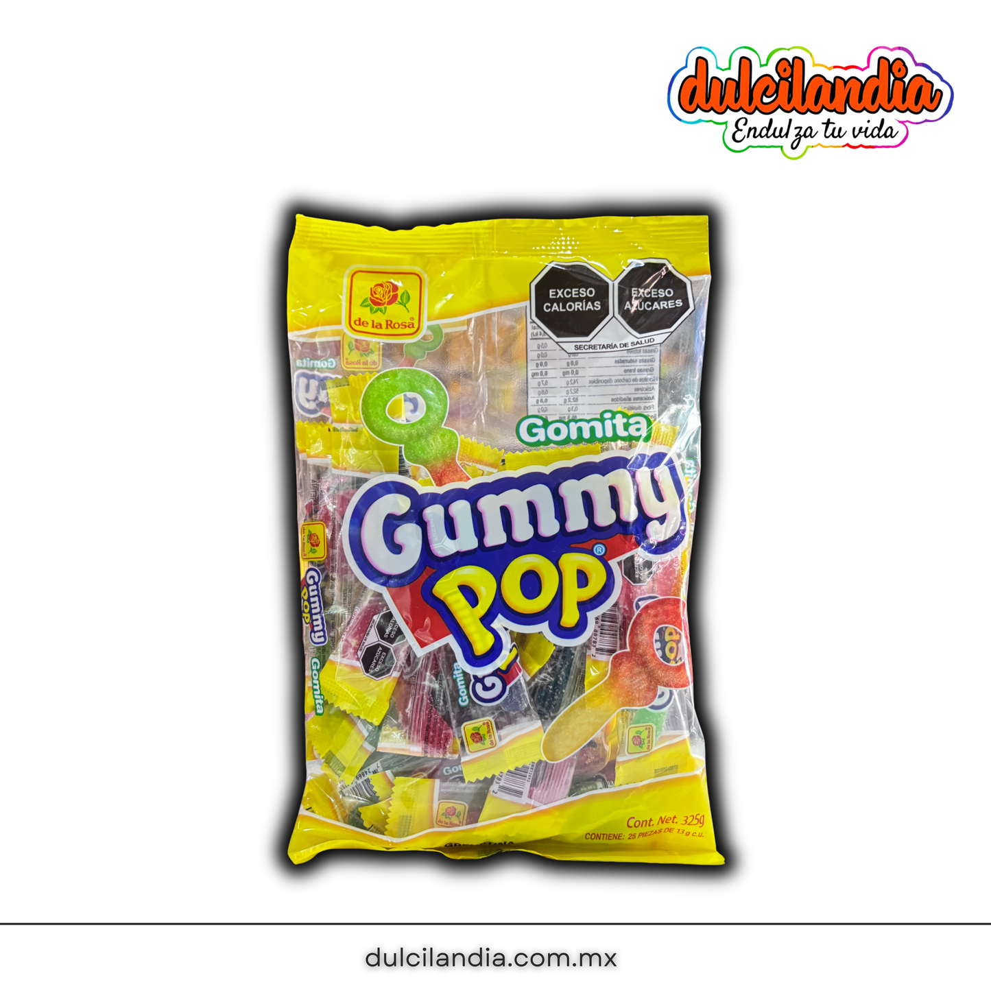 Gomitas Gummy Pop Llave 13g DE LA ROSA Bolsa c/25