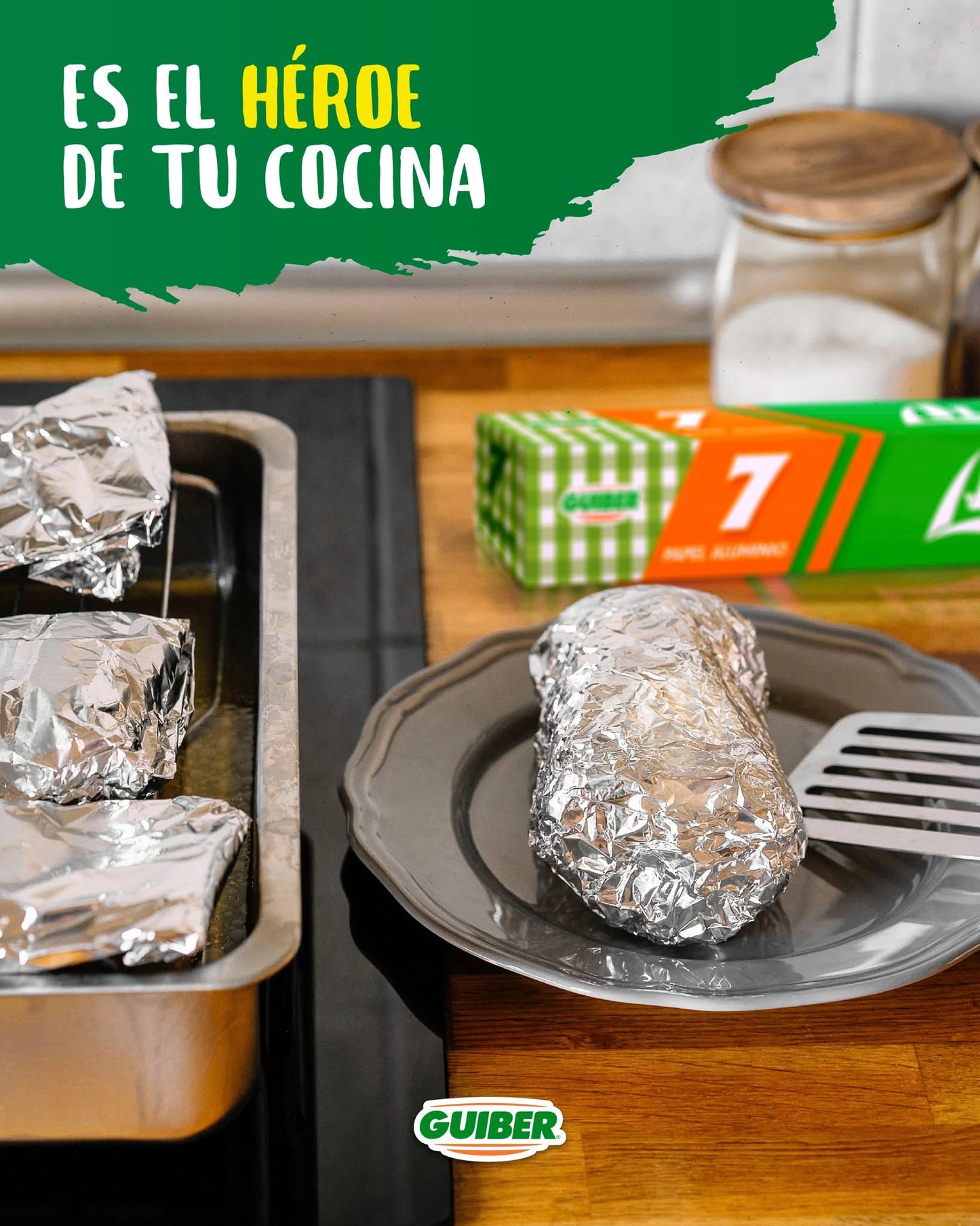 Papel Aluminio Alusin Rollo 7m GUIBER Pieza