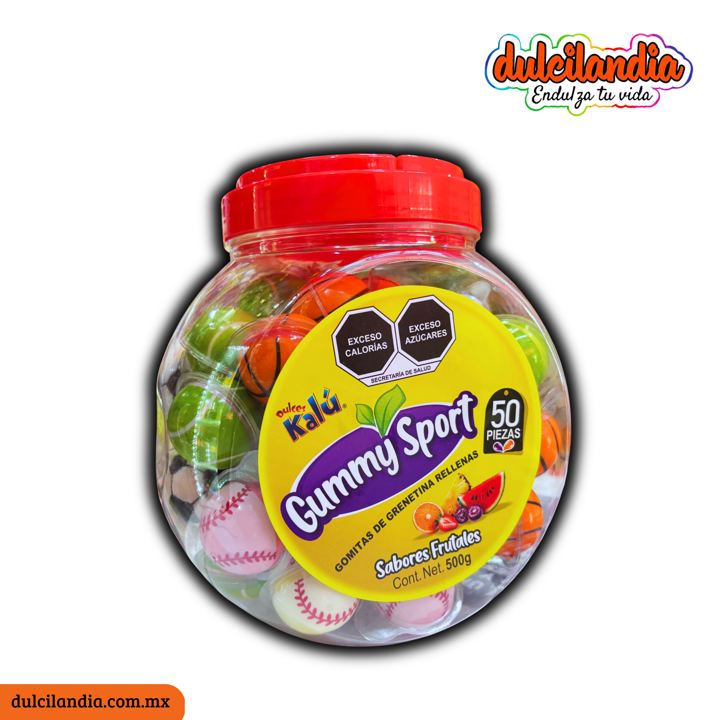 Gomitas Gummy Sport Surtido 10g KALÚ Vitrolero c/50
