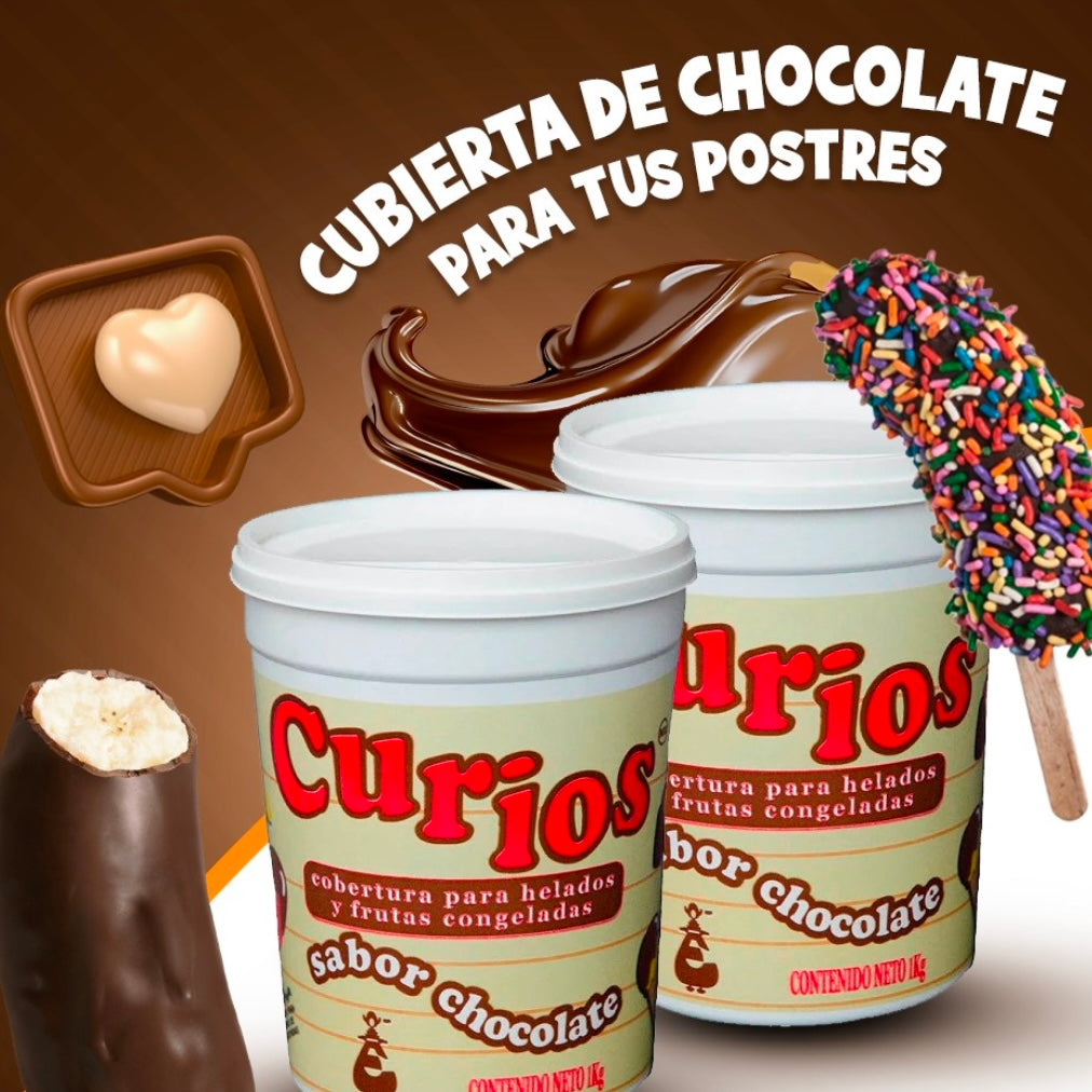 Cobertura de Chocolate CURIOS Envase 1Kg