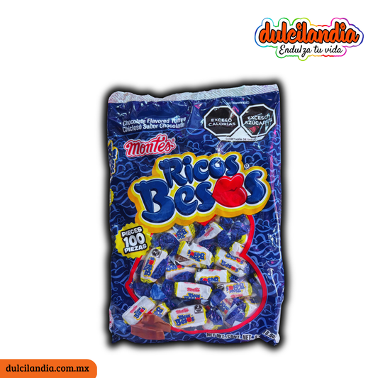 Caramelos Ricos Besos 4.7g MONTES Bolsa c/100