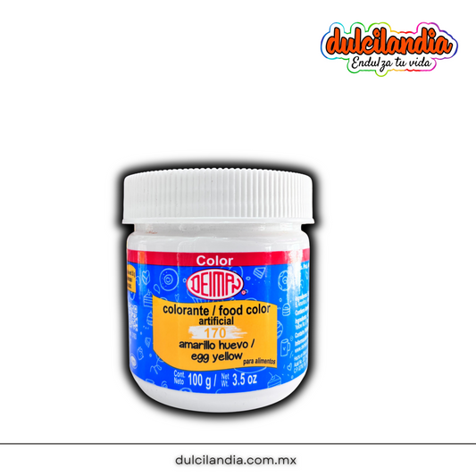 Colorante Artificial Amarillo Huevo DEIMAN Frasco 100g