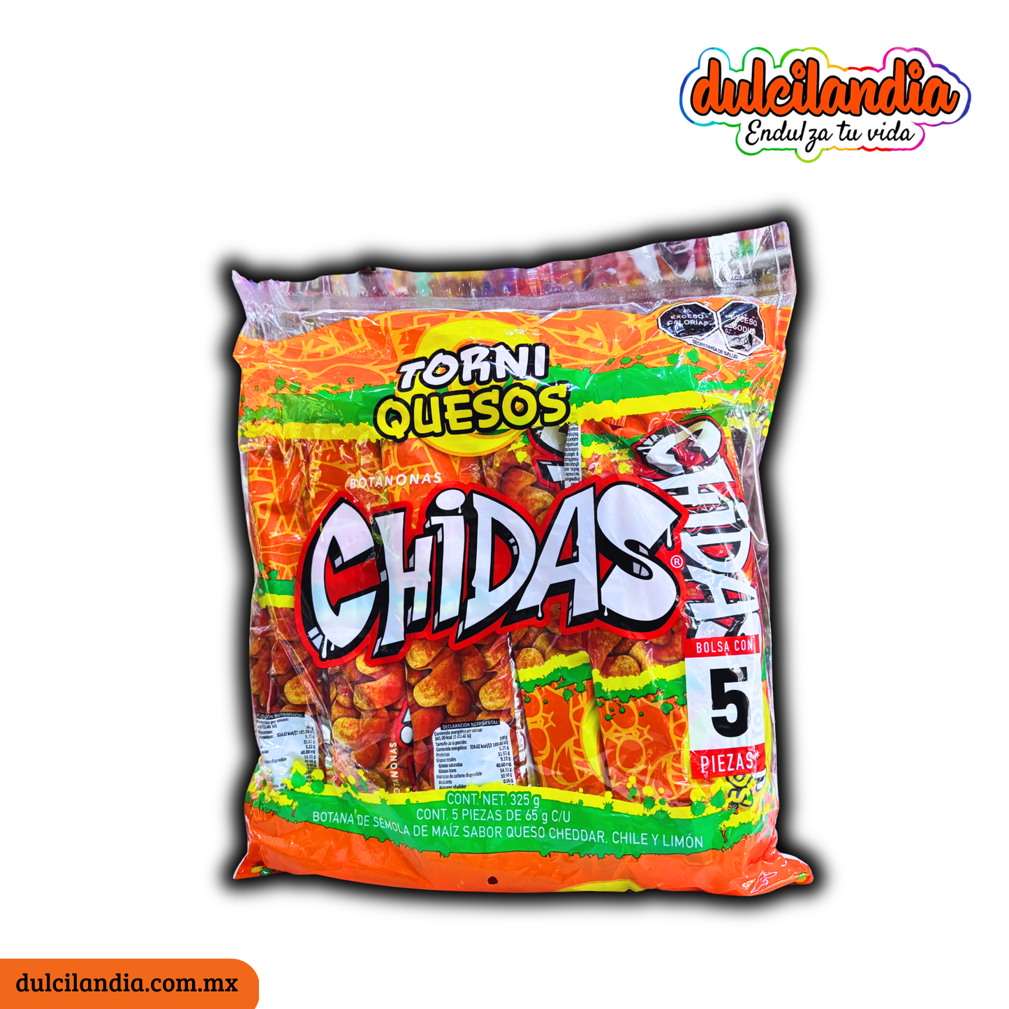 Chidas Torniquesos 65g GONAC Bolsa c/5
