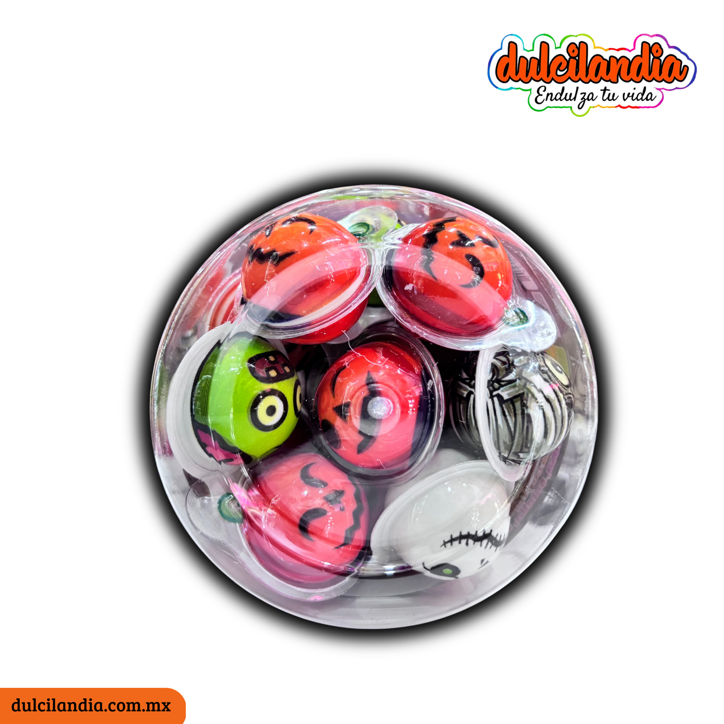 Gomitas Gommy Rellenitax 3D Monstruos 10g HUBIN Vitrolero c/30