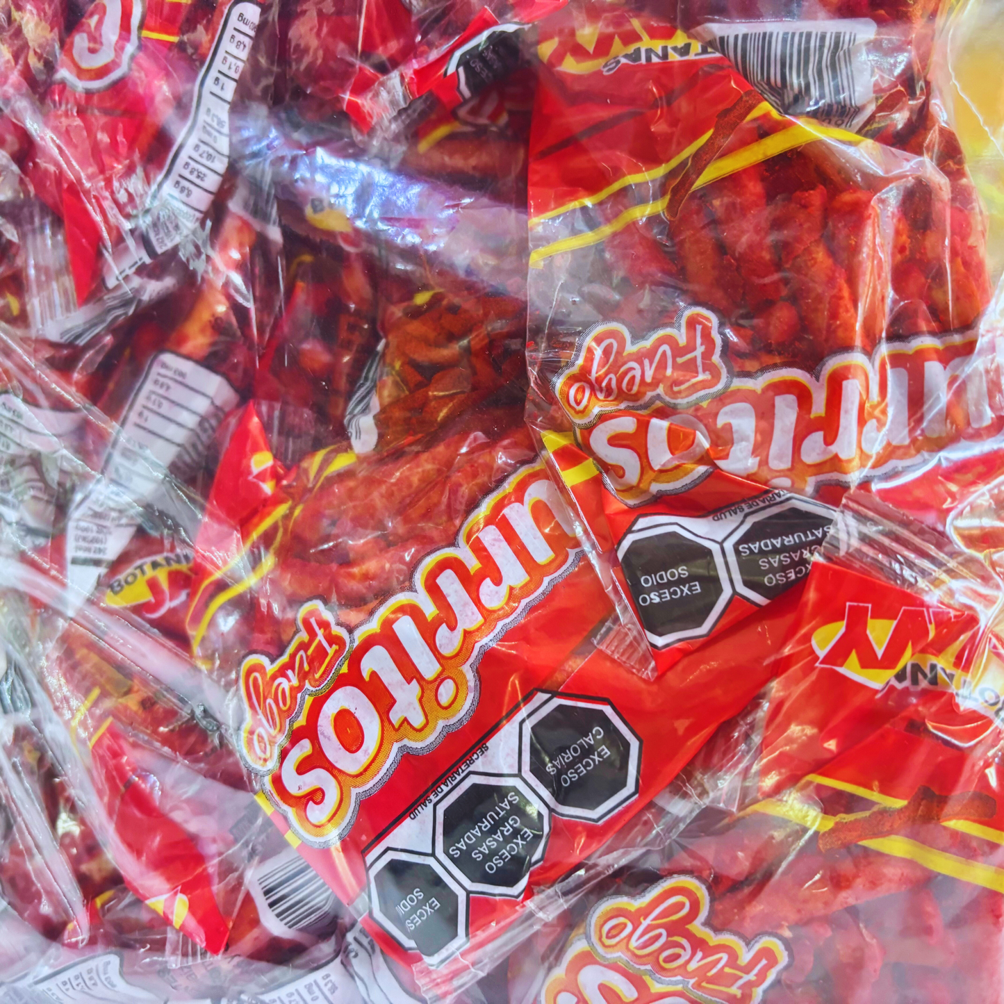 Churritos de Maíz Fuego Sobres JAVY Bolsa c/20