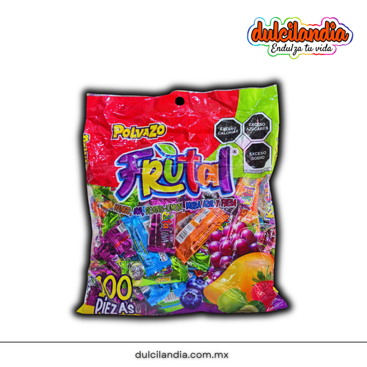 Caramelo en Polvo Polvazo Frutal Surtido PICAO Bolsa c/100