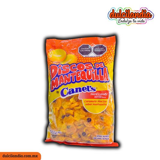 Caramelos Discos de Mantequilla 4g CANEL’S Bolsa c/100