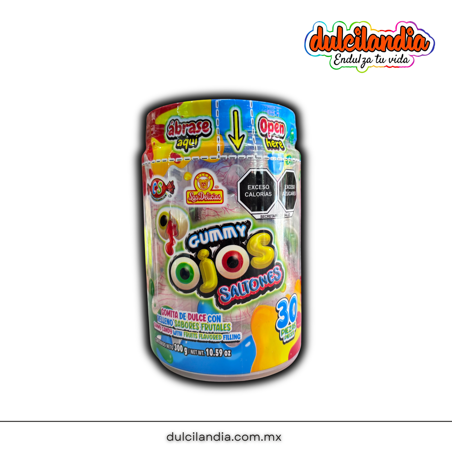 Gummy Ojos Saltones LAS DELICIAS Vitrolero c/30