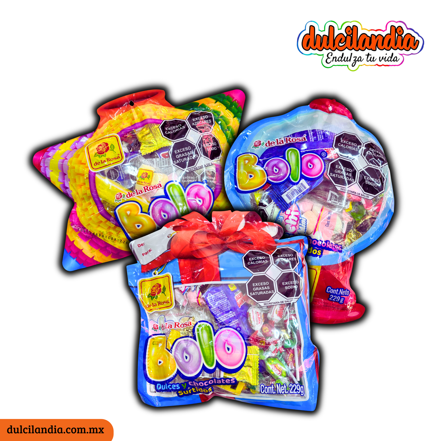 Bolo Surtido de Dulces DE LA ROSA Bolsa 231g