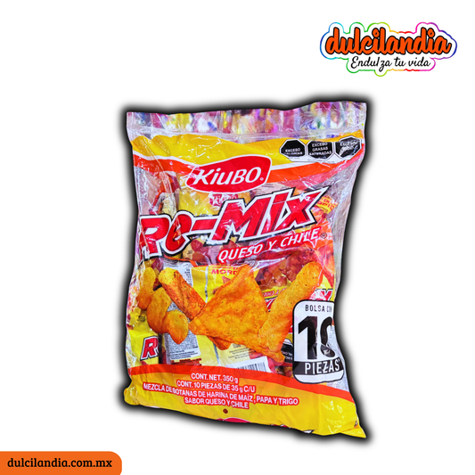 Re-mix Queso y Chile 35g KIUBO Bolsa c/10