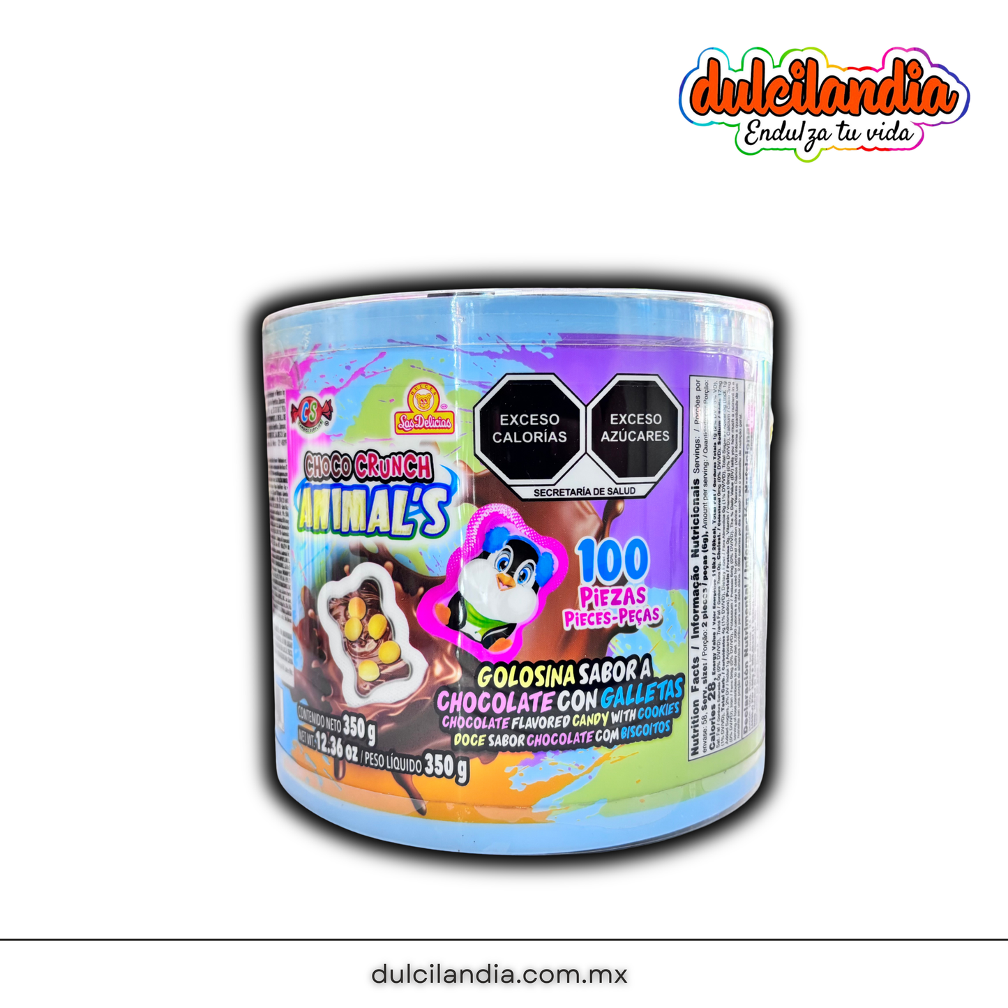 Choco Crunch Animal’s LAS DELICIAS Estuche c/100