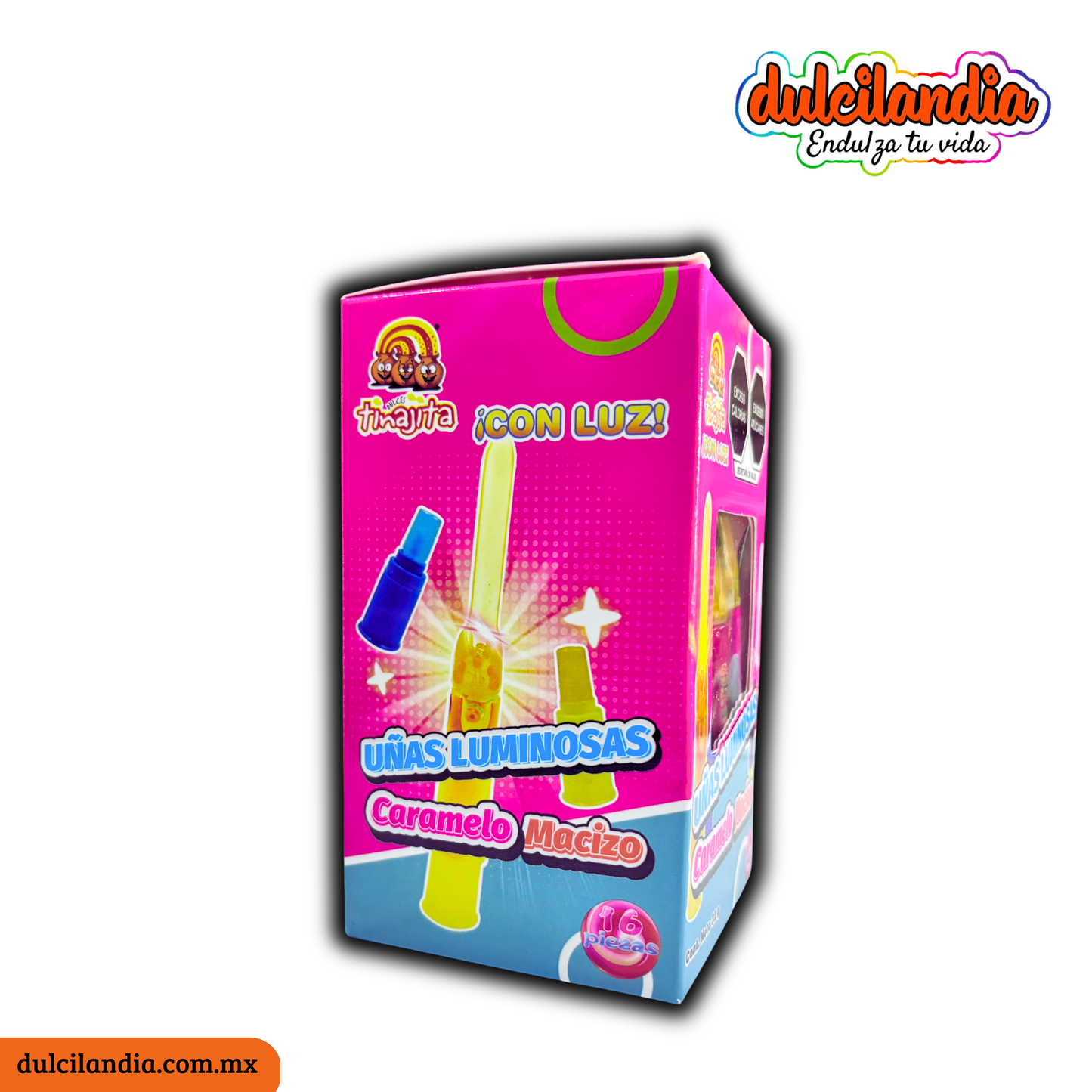 Caramelos Uñas Luminosas TINAJITA Caja c/16
