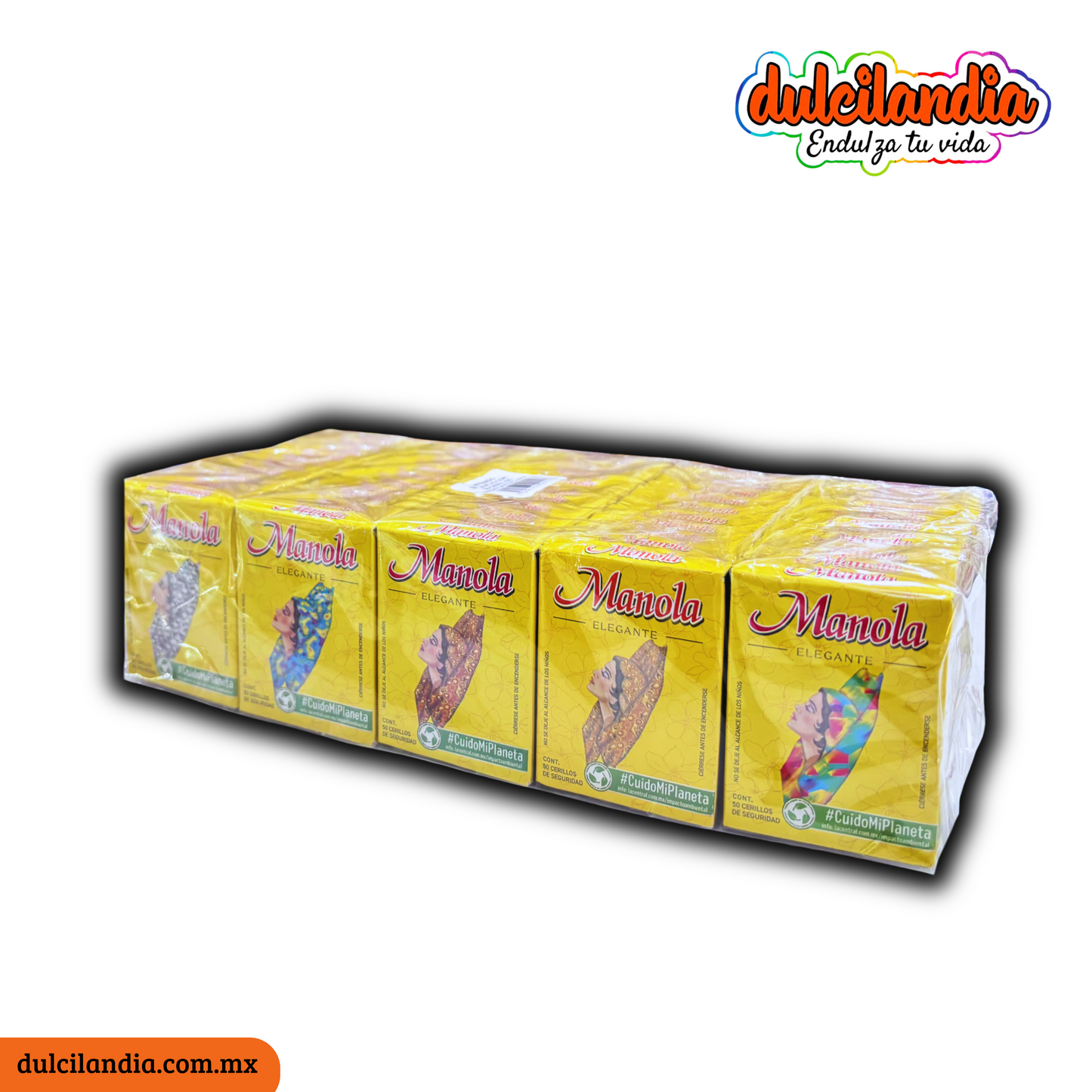 Cerillos Manola Cajilla 50 Piezas LA CENTRAL Empaque c/50