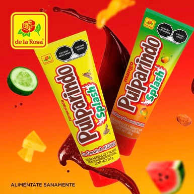 Salsa Pulparindo Splash Tamarindo DE LA ROSA Botella 300g