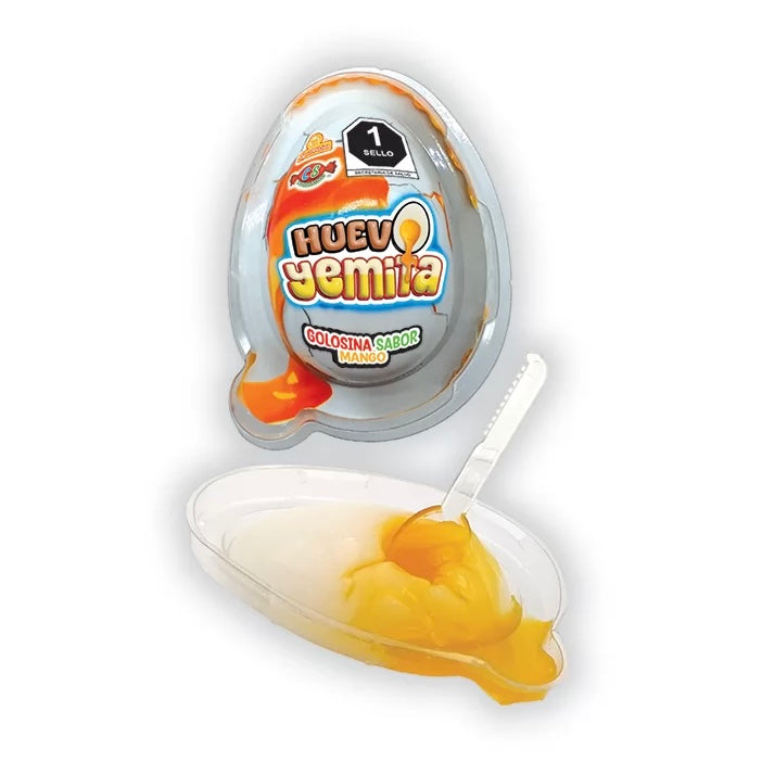 Huevo Yemita Mango 20g LAS DELICIAS Exhibidor c/24