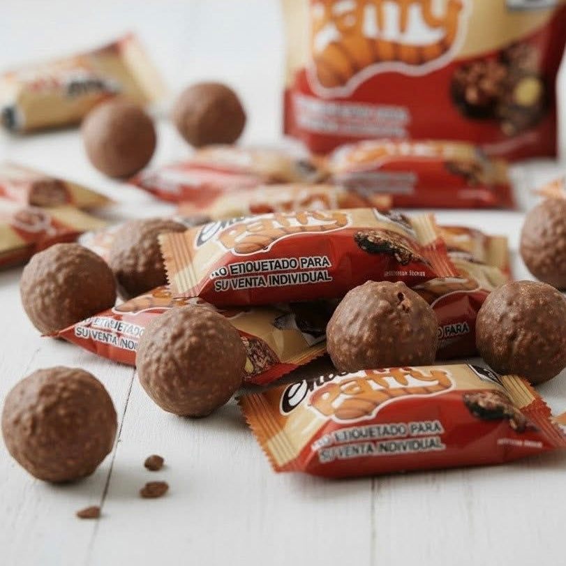 Chocolates Choco Paffy Rellenos Avellana 12.5g PAF Tira c/20