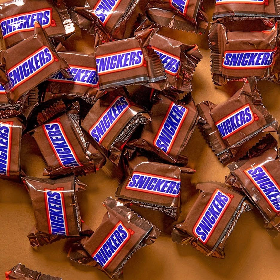 Chocolates Snickers Minis 8.5g MARS Bolsa c/16