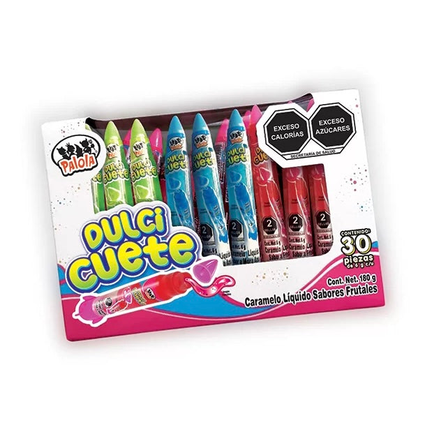 Dulci Cuete Caramelo Líquido 6g PALOLA Exhibidor c/30
